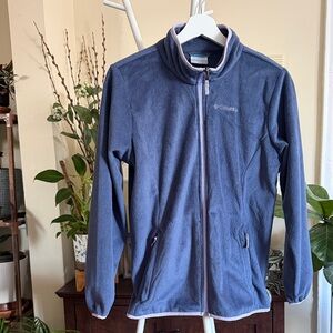 Columbia Navy Full-Zip Fleece Jacket